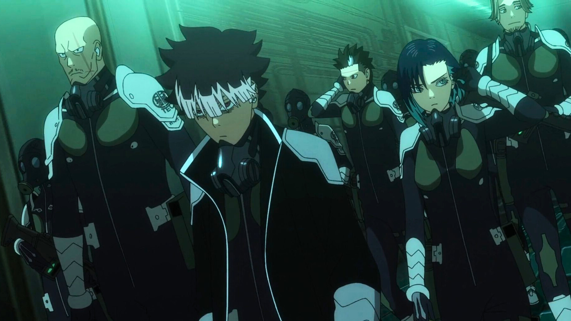Kaiju No. 8 Season 2 key visual showing Kafka Hibino transformed as Kaiju, alongside Mina Ashiro and Gen Narumi, with Kaiju No. 9 in the background.