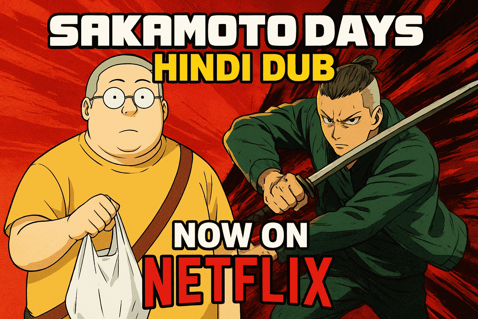 Sakamoto Days Hindi Dub Now on Netflix